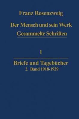 Book cover for Franz Rosenzeweig, Der Mensch Und Sein Werk