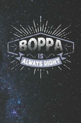 Cover of Boppa Is Always Right