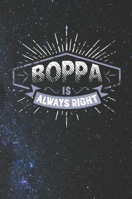 Book cover for Boppa Is Always Right