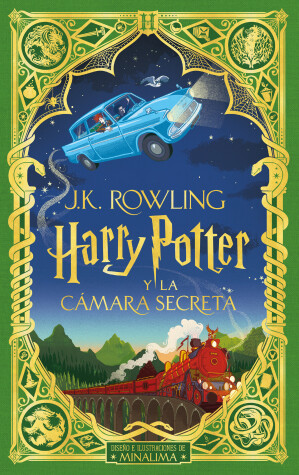 Book cover for Harry Potter y la cámara secreta (Ed. Minalima) / Harry Potter and the Chamber o f Secrets