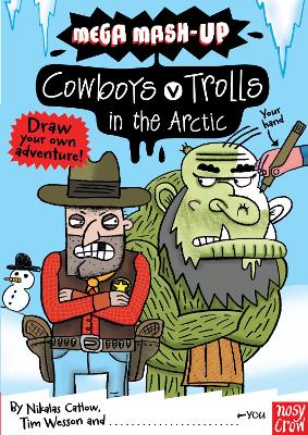 Book cover for Cowboys v Trolls in the Arctic