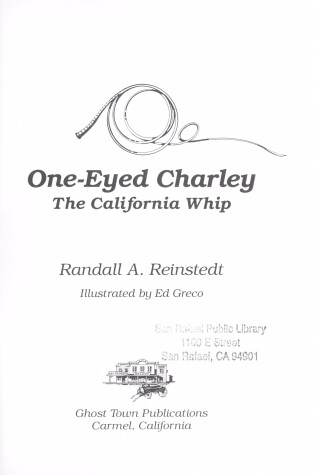 Cover of One-Eyed Charley, the California Whip