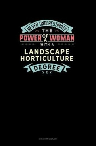 Cover of Never Underestimate The Power Of A Woman With A Landscape Horticulture Degree