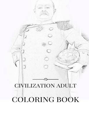 Book cover for Civilization Adult Coloring Book