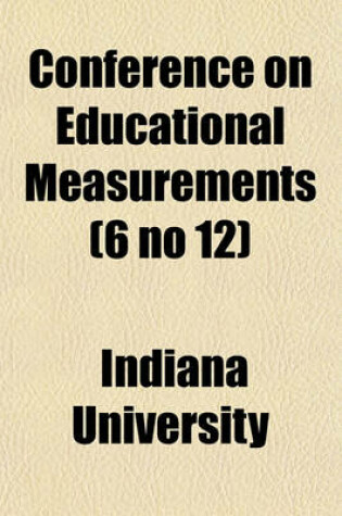 Cover of Conference on Educational Measurements