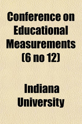 Cover of Conference on Educational Measurements