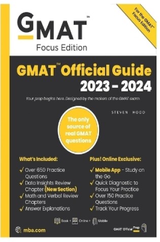 Cover of GMAT Official Guide 2023-2024