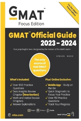 Book cover for GMAT Official Guide 2023-2024