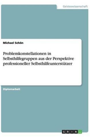 Cover of Problemkonstellationen in Selbsthilfegruppen Aus Der Perspektive Professioneller Selbsthilfeunterstutzer