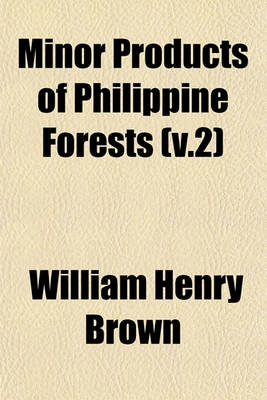 Book cover for Minor Products of Philippine Forests (V.2)