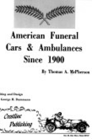 Cover of American Funeral Cars and Ambulances Since 1900