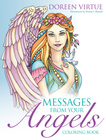 Book cover for Messages from Your Angels Coloring Book