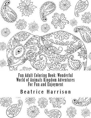 Book cover for Fun Adult Coloring Book