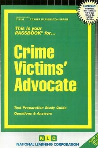 Cover of Crime Victims' Advocate