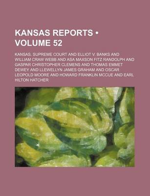 Book cover for Kansas Reports (Volume 52)