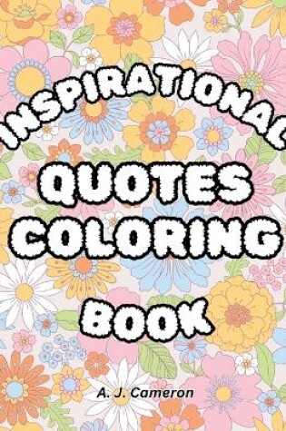 Cover of Inspirational Quotes Coloring Book