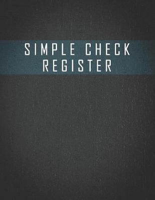 Book cover for Simple Check Register