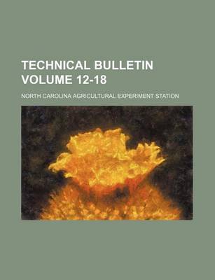 Book cover for Technical Bulletin Volume 12-18