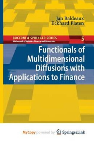 Cover of Functionals of Multidimensional Diffusions with Applications to Finance