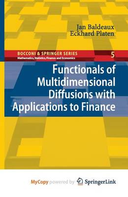 Cover of Functionals of Multidimensional Diffusions with Applications to Finance