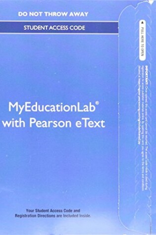 Cover of NEW MyLab Education with Video-Enhanced Pearson eText -- Standalone Access Card -- for Content Area Reading