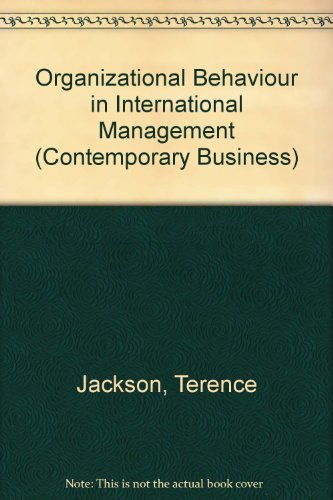 Cover of Organizational Behaviour in International Management