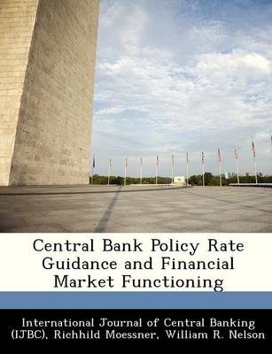 Book cover for Central Bank Policy Rate Guidance and Financial Market Functioning