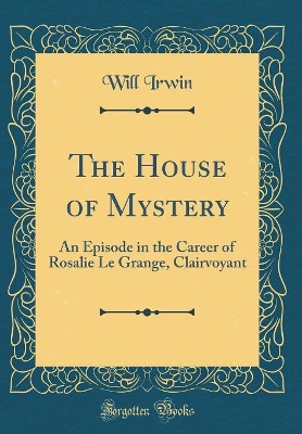 Book cover for The House of Mystery