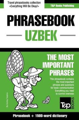 Cover of English-Uzbek Phrasebook and 1500-Word Dictionary