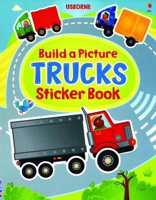 Book cover for Build a Picture Sticker Trucks