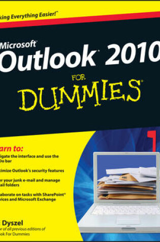 Cover of Outlook 2010 For Dummies