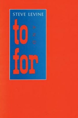 Cover of To and For