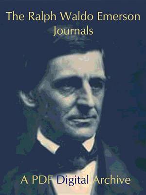 Book cover for Ralph Waldo Emerson Journals, Volume 4