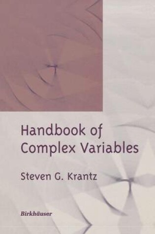 Cover of Handbook of Complex Variables