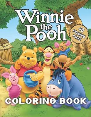 Book cover for Winnie The Pooh Coloring Book