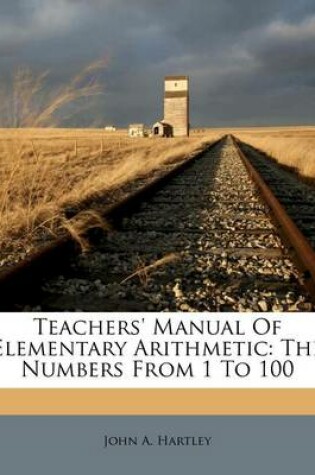 Cover of Teachers' Manual of Elementary Arithmetic