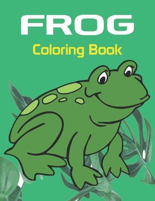 Book cover for Frog Coloring Book