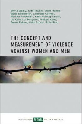 Cover of The Concept and Measurement of Violence Against Women and Men