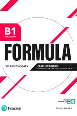 Cover of Formula B1 Preliminary Teacher's Book with Presentation Tool Digital Resources & App
