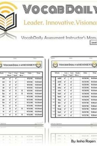 Cover of Vocabdaily Assessment Instructor's Manual Level 2-3