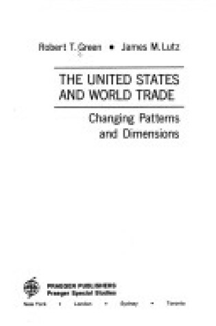 Cover of United States and World Trade