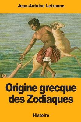 Book cover for Origine grecque des Zodiaques