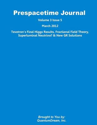 Book cover for Prespacetime Journal Volume 3 Issue 5