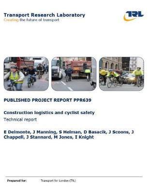 Book cover for Construction logistics and cyclist safety