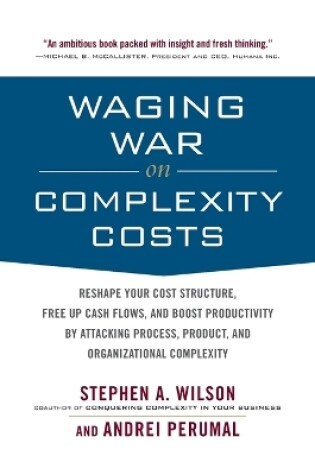 Cover of Waging War on Complexity Costs (Pb)