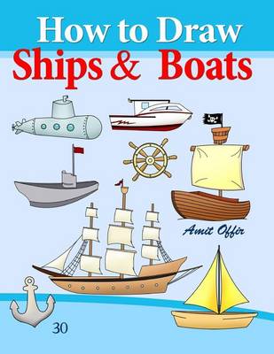 Book cover for How to Draw Ships and Boats