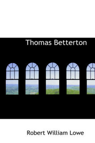 Cover of Thomas Betterton