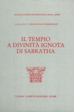 Cover of Il Tempio a Divinita Ignota Di Sabratha