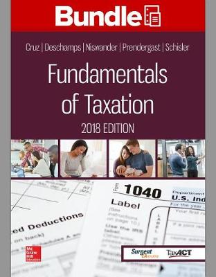 Book cover for Gen Combo Looseleaf Fundamentals of Taxation 2018; Connect Access Card