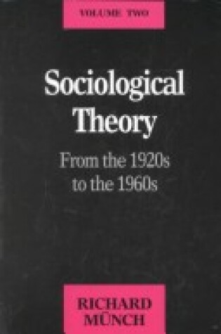 Cover of Sociological Theory III